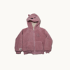🧸 Pink Teddy Sherpa Hoodie – Cozy, Cute & Perfect for Winter (OVERKIDS)