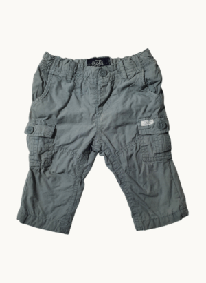 pantalon cargo bébé vert pétrole coton en Tunisie