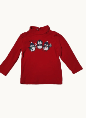 Haut Bébé Hiver Rouge , Fagottino